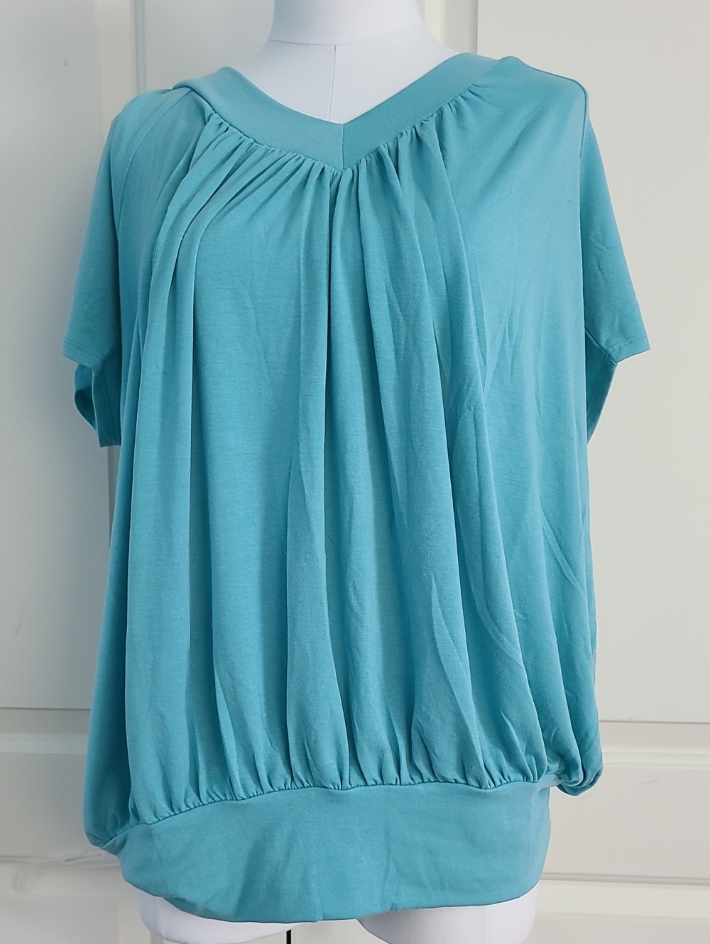 NWOT Zenana Premium V Neck Blouse